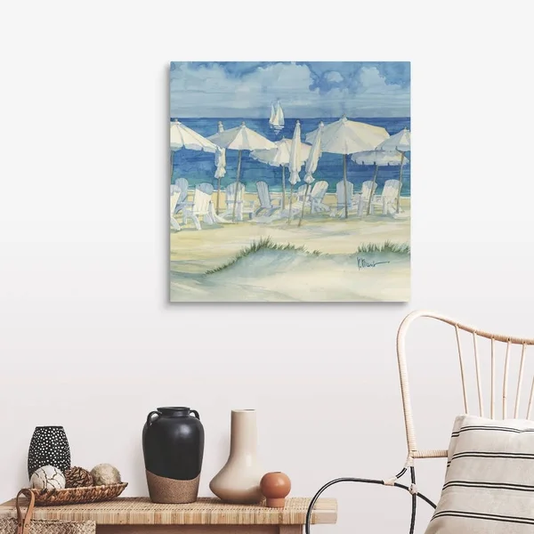 White Dune Beach II, Canvas Wall Art, 30x30, Great Big Canvas