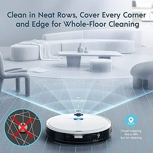 Yeedi VAC Station - Self-Emptying Robot Vacuum Cleaner, Vacuum & Mop, 30 Days Auto Empty, 3000Pa SUCTION, Carpet DETECT, Smar