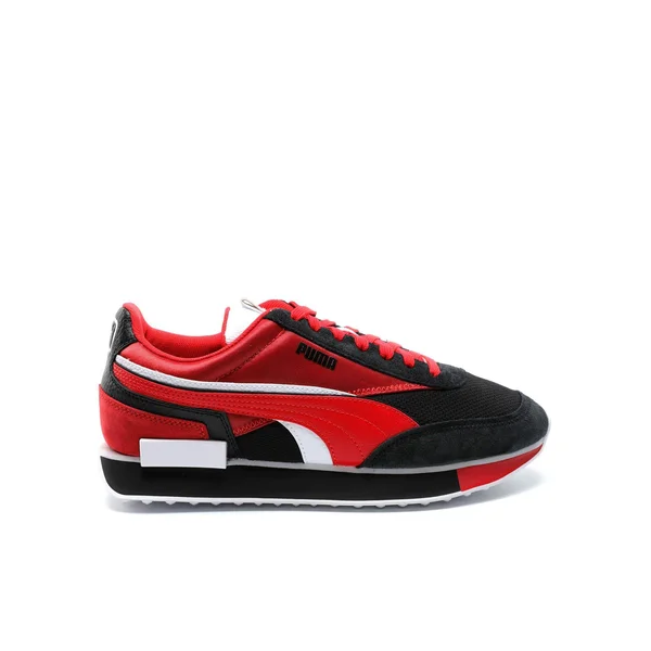Puma Boys Future Rider - Boys& Grade School Running Shoes Black/Red Size 4.5