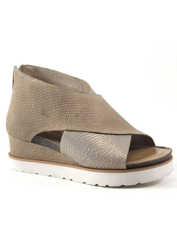 Diba True Gang Way Wedge Sandal Beige/Gold