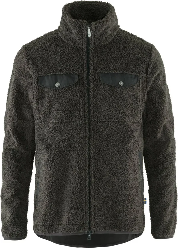 Fjallraven Greenland Pile Fleece - Men's Dark Grey Extra Small F82993-030-XS
