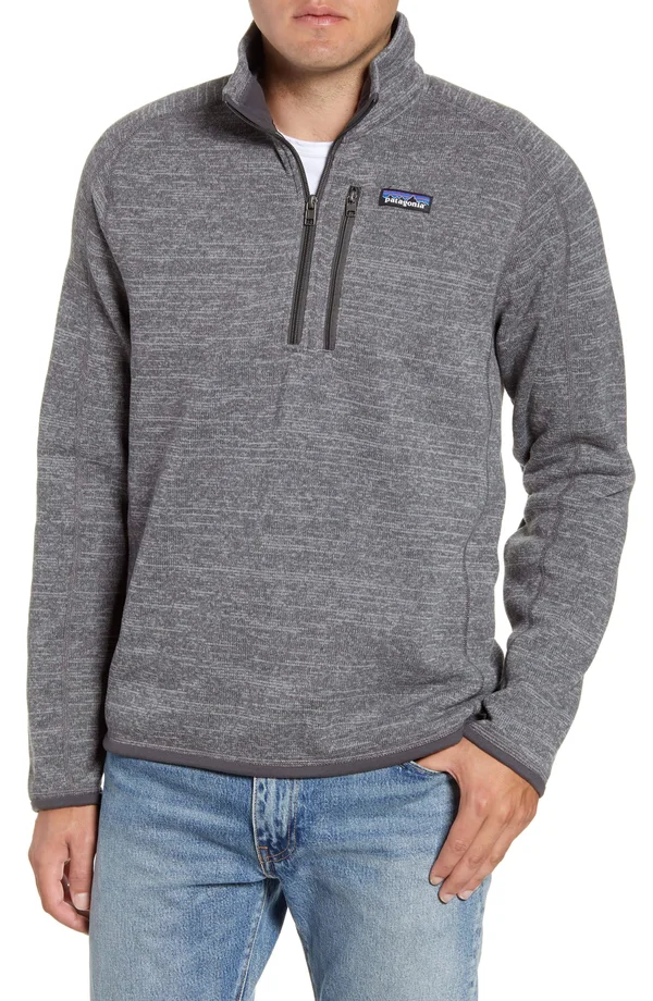 Patagonia Men's Better Sweater 1/4 Zip Black Xs