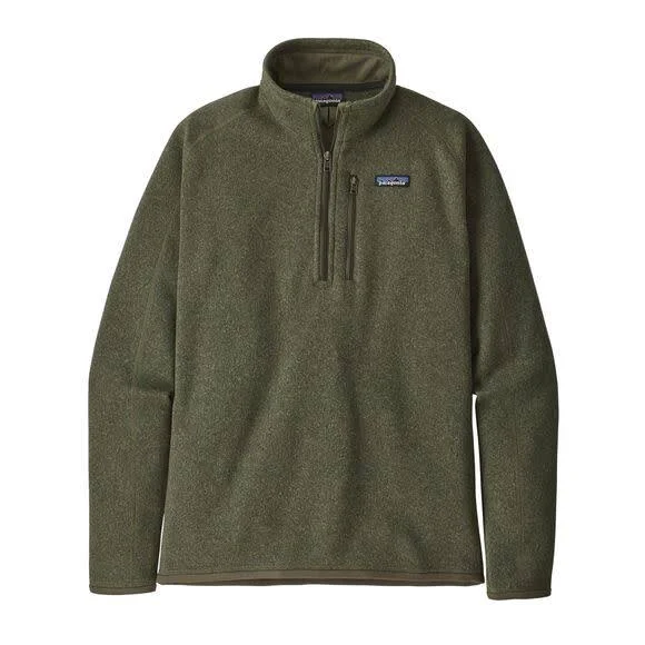 Patagonia Men's Better Sweater 1/4 Zip Fleece Bleached Stone/Pale Khaki - L