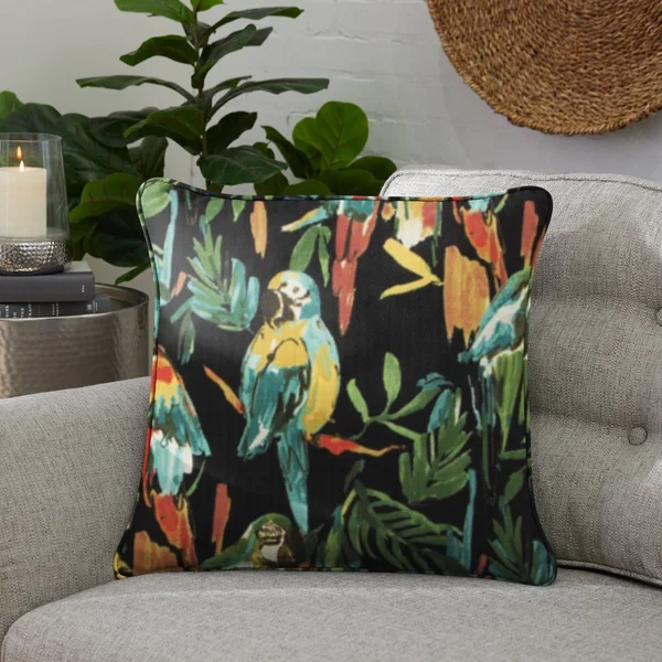 Indoor/Outdoor Develin Hightown Amazon Single Corded Square Pillow - 18x22 x 18x22