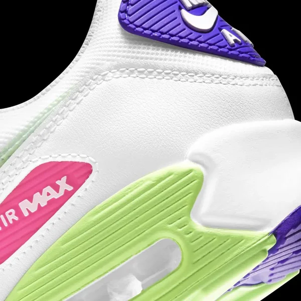 Nike Womens Air Max 90 - Shoes Green/White Size 11.0