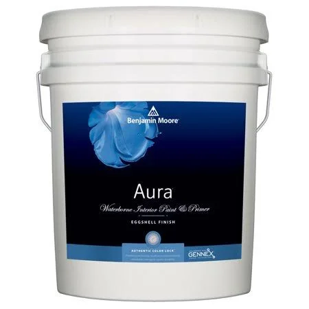 Benjamin Moore Aura Interior Paint Eggshell 1x Base 5 Gallon