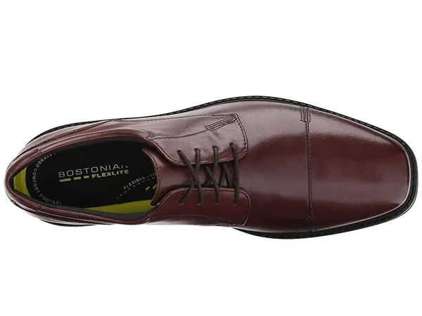 Men's Bostonian Wenham Cap Brown Leather Size 7.5 Medium