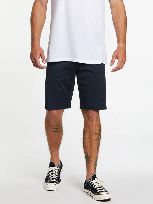 Volcom Frickin Modern Stretch Men's Shorts - Dark Navy, Size 30