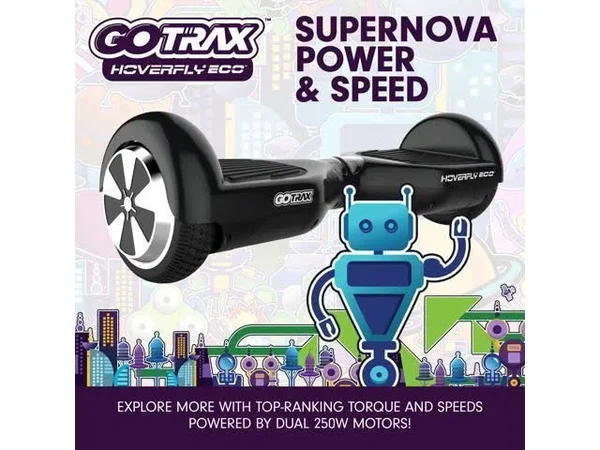 Gotrax Hoverfly Eco UL Certified Self Balancing Hoverboard, Blue