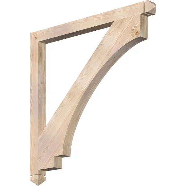 3 1/2x22W x 48x22D x 48x22H Imperial Arts & Crafts Smooth BRACKET - Douglas Fir