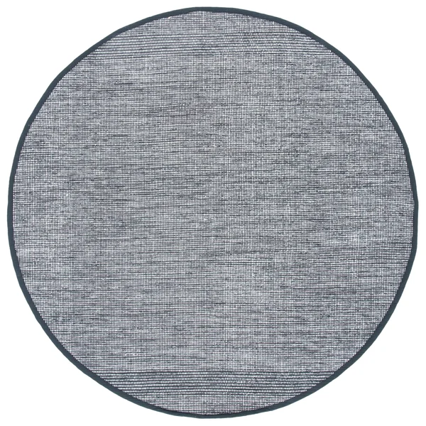 Safavieh MTK620K-6SQ 6 x 6 ft. Montauk Contemporary Square Rug Turquoise & Black