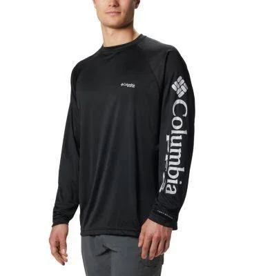Columbia Men's PFG Terminal Tackle Long Sleeve Shirt - 3X, Red
