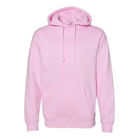 Independent Trading Co. Fleece Hooded Pullover Sweatshirt - Men's, Size: 2XL, Pink