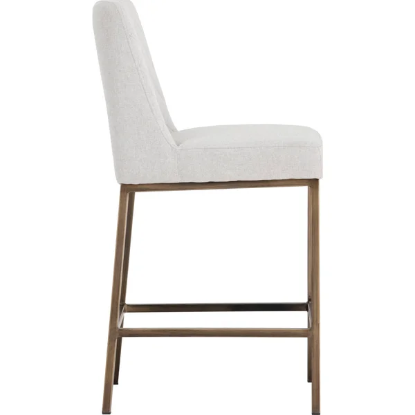 Sunpan Leighland Counter Stool - Light Grey