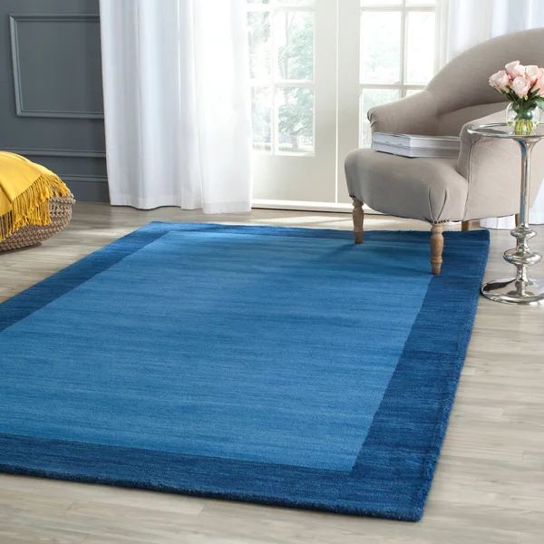 Safavieh Himalaya HIM580A 2&3x22 x 8&0x22 Runner Light Blue - Dark Blue Area Rug