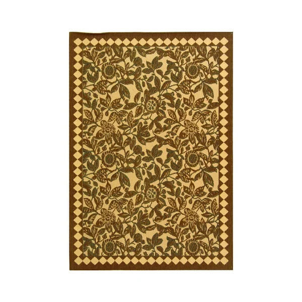 Safavieh Courtyard Natural Brown, Black Outdoor Area Rug - CY4025D - 8& x 11&
