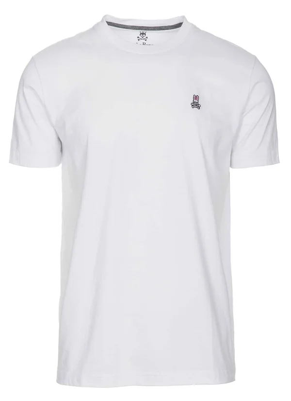 Psycho Bunny Classic Crew Neck T Shirt White