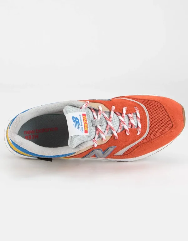 New Balance 997H Men's Classics Shoes - Red/Yellow (Size 11)