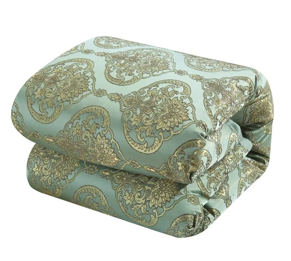Chic Home Como 13 Piece Comforter Set Jacquard Bed in A Bag Blue King