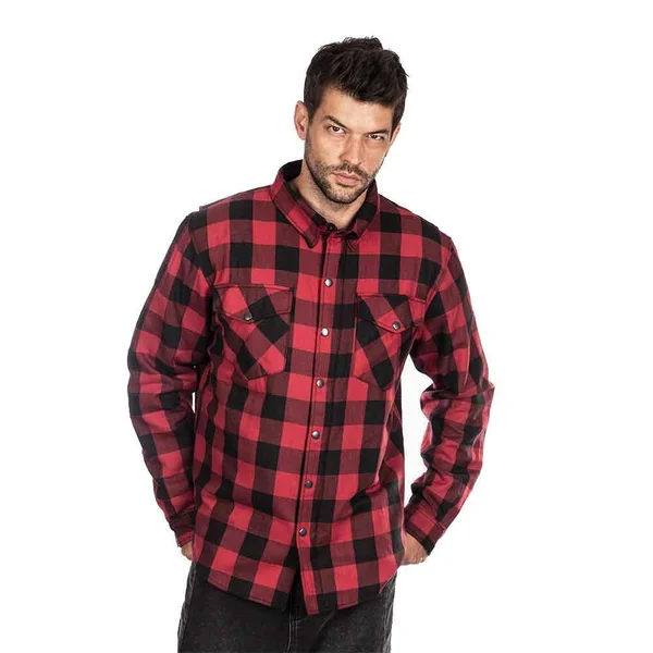 Road Armor Men's Protective Biker Shirt - 4XL - Red