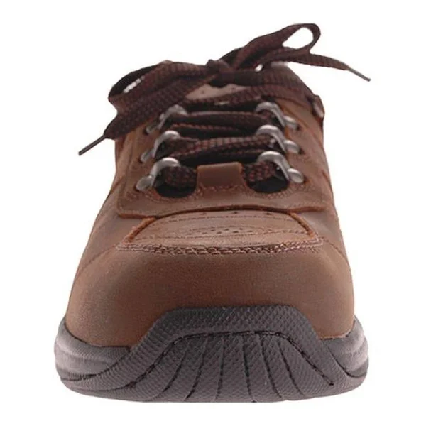 OrthoFeet Men's Shreveport - Size: 8.5, Brown Leather