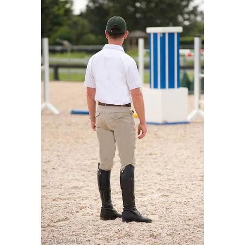 Ovation Euroweave Knee Patch Breech - Mens - Classic Tan