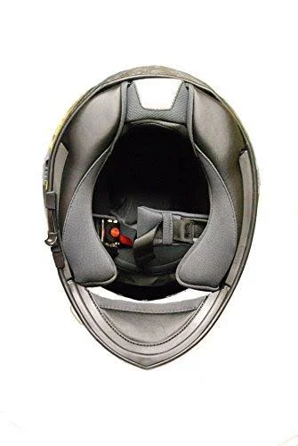 TORC T14B Bluetooth Integrated Mako Full Face Helmet Flat Black Flag, Large