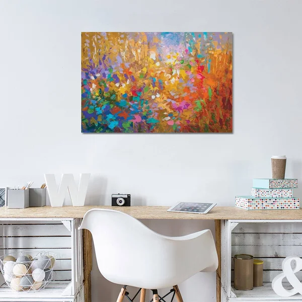 Leon Devenice Paintings on Canvas Art - Energy and Vibrancy Print ( scenic & landscapes > Nature > Gardens & Flo