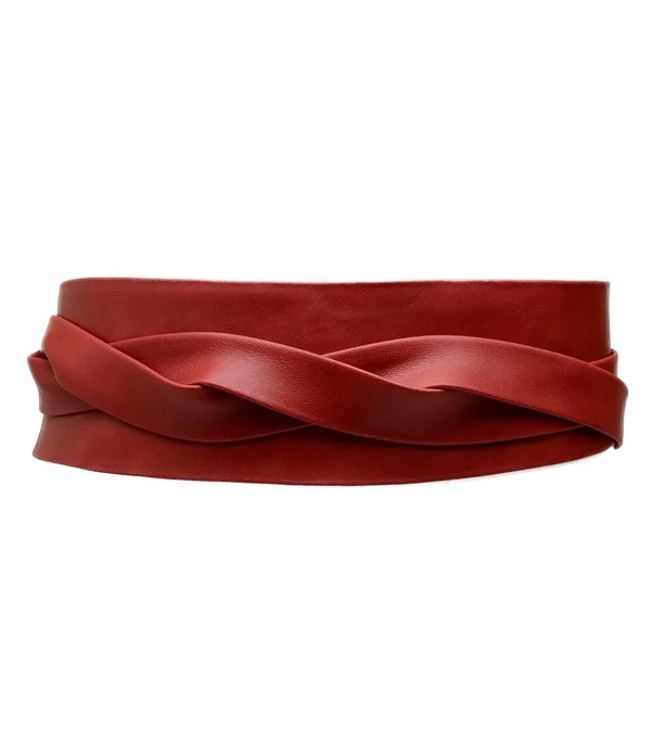 ADA Collection Obi Classic Wrap Belt (Upsdell Red) Women's Belts