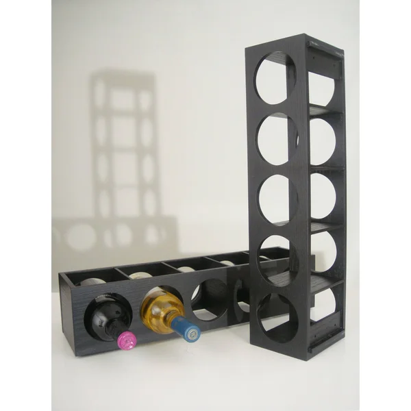 Proman Products Rutherford Wine Rack- Black - WX16562