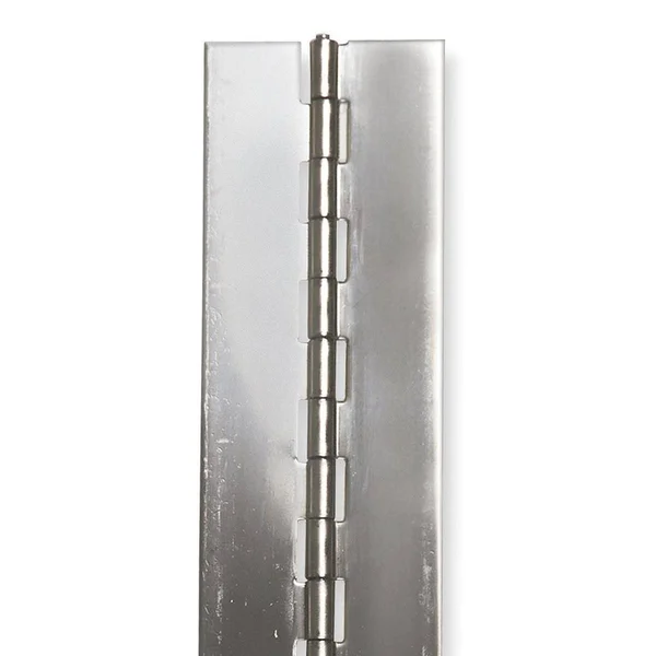 Zoro Select 2ZFP3 1x22 W x 72x22 H Stainless Steel Continuous Hinge