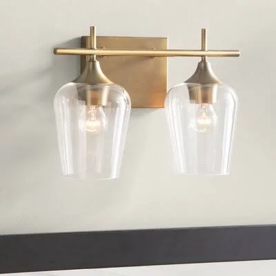 Keener Dimmable Vanity Light Birch Lane Finish: Warm Brass - Number of Lights: 2