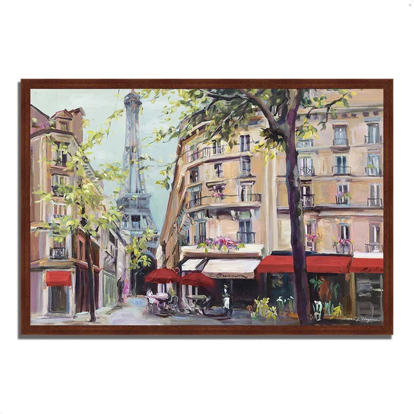 Springtime in Paris by Marilyn Hageman Framed Painting Print