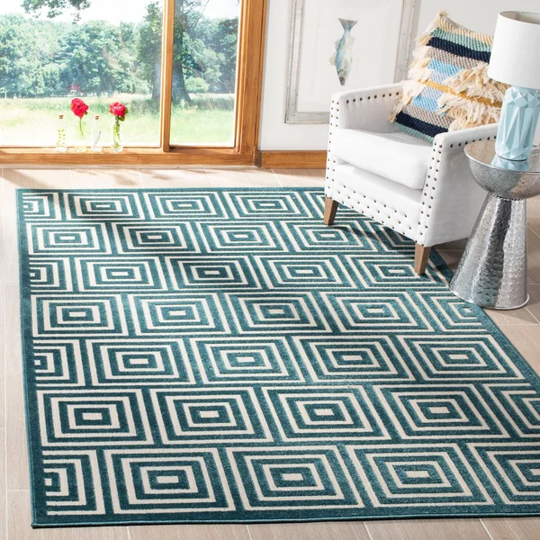 Safavieh Cottage COT941A Area Rug Navy, Creme 2&3x22 x 8& Runner