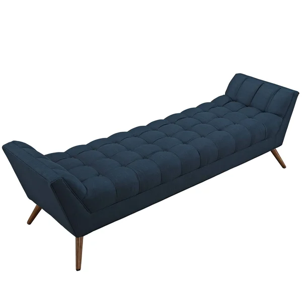 Modway Atomic Red Response Fabric Bench