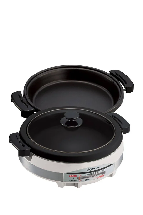Zojirushi Gourmet d&Expert Stainless Electric Skillet - Black/White