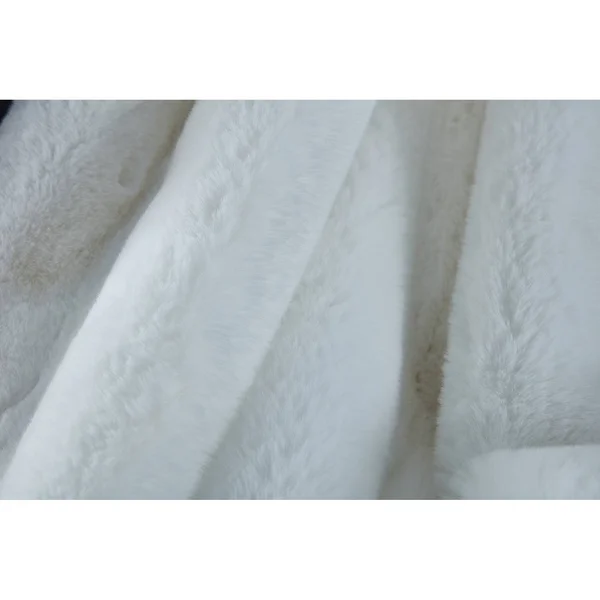 Amazing Rugs RSTNB5060 50 x 60 in. Cassilda Luxury Chinchilla Faux Fur Throw Blanket Navy Blue