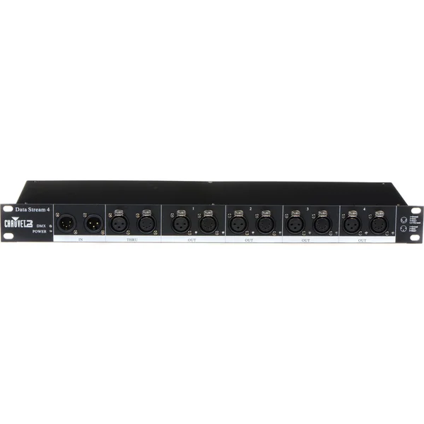 Chauvet DJ Data Stream 4 DMX Distributor DMX-512 Optical Splitter