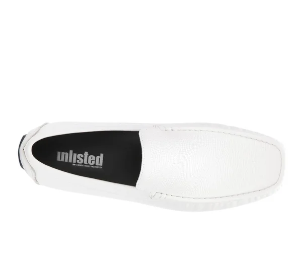 Kenneth Cole Men's Hope Textured Driver Shoes - White - 10M