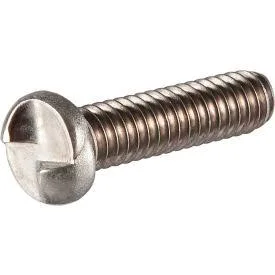 GoVets, Qty 3, Tamperproof Screw Co Inc 8-32 x 1/4x22 One-Way Security Machine Screw - Round Head - 18-8 Stainless Steel - Pkg