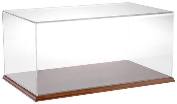 Plymor Brand Clear Acrylic Display Case with Hardwood Base - 20x22 W x 12x22 D x 9x22 H
