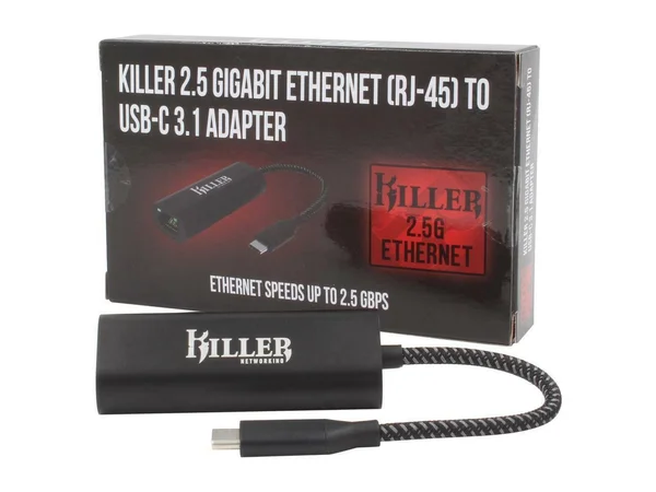Killer 2.5Gbps Ethernet to USB-C Adapter