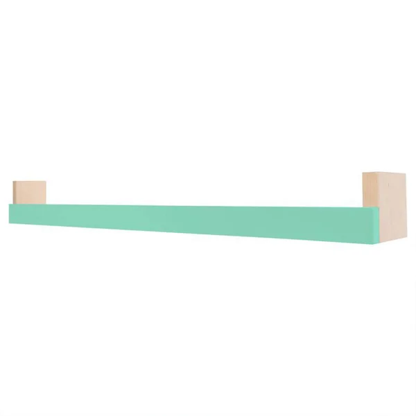 Nico & Yeye Minimo Modern Floating Shelf - Maple (Color: Black - Size: Large)