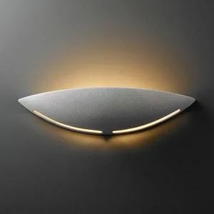 Justice Design CER-4205-HMBR Ambiance - Large Slice Wall Sconce