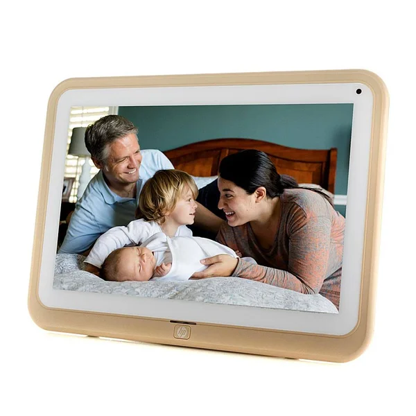 HP 10.1x22 WiFi Digital Photo Frame with HD Display - Beige