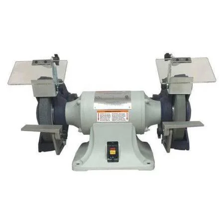 Dayton 2LKT1 Bench Grinder, 8 in, 3/4 HP, 3 Ph 220/440V