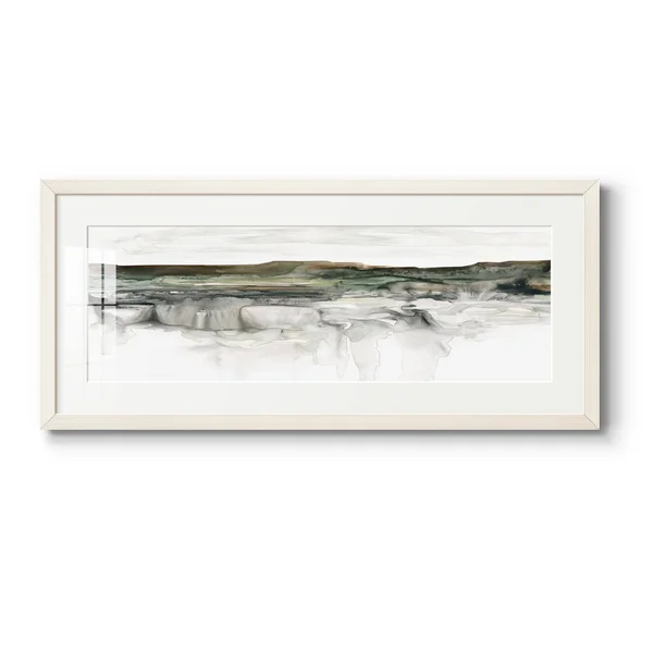 River Flow-Premium Gallery Framed Print - Wood - White