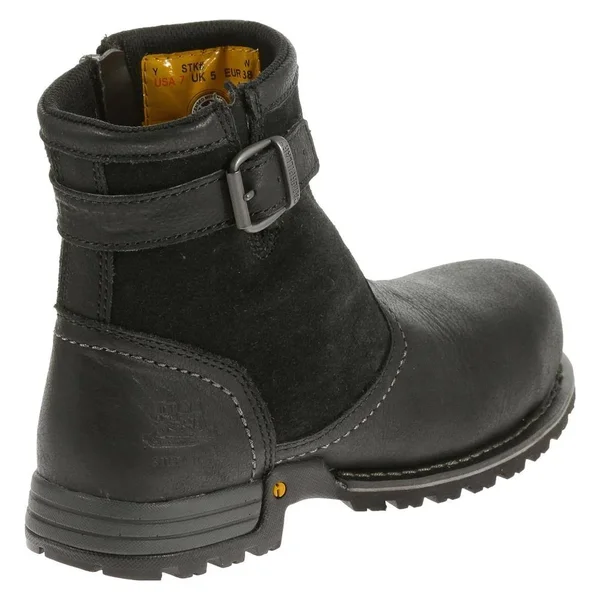 Caterpillar Women's Jace Steel Toe Boot, Size: 8, Black