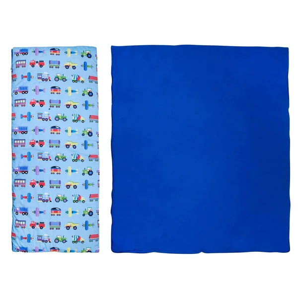 Wildkin Olive Trains - Planes & Trucks Sleeping Bag