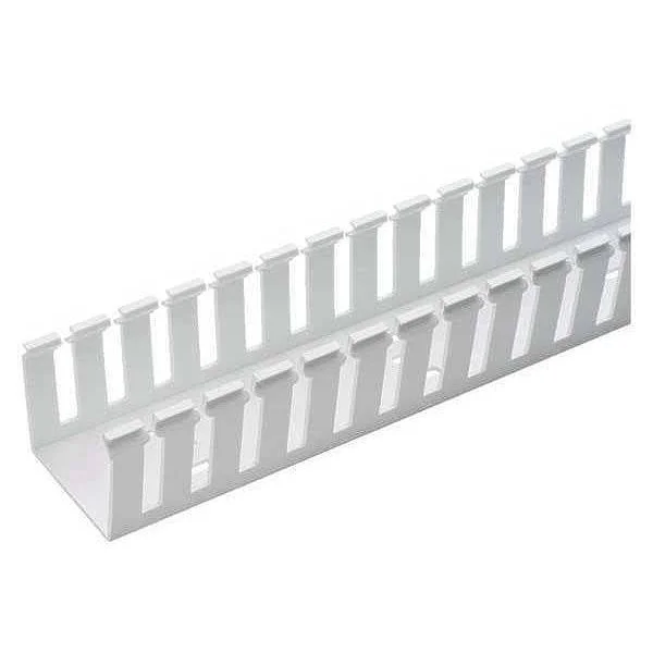 Panduit G1.5X1.5WH6 Wire Duct - wide Slot, White, 1.75 W x 1.5 D